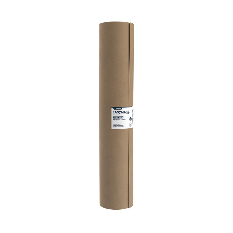 Trimaco ورق ماسك بني متعدد الاستخدامات بحجم 15 بوصة × 180 قدم - Image 1